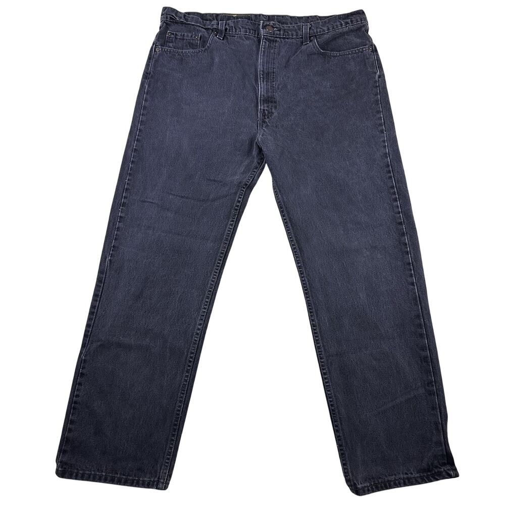 Vintage Levis‎ 505 Jeans Mens 42x30 Black Made USA Regular Fit Straight Leg 90s